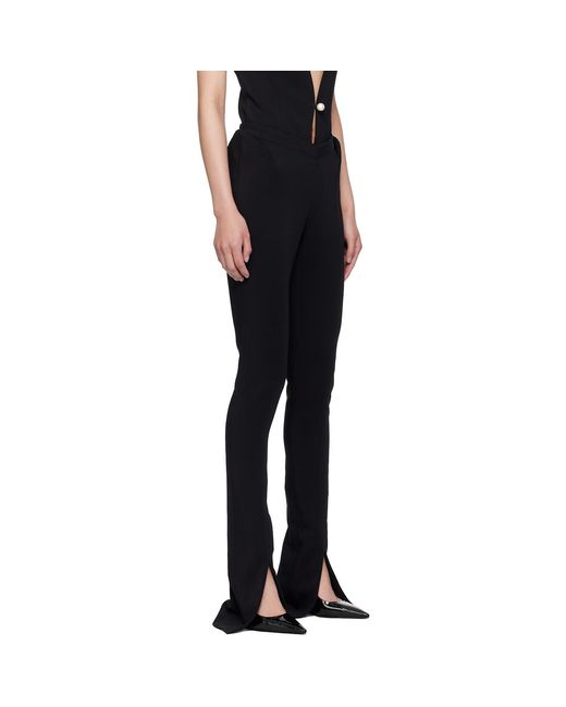 Mugler Black Tailored Trousers