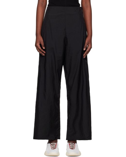 Y-3 ブラック Nylon ラウンジパンツ Black