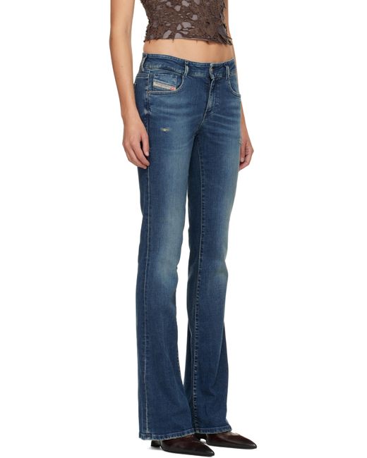 DIESEL Blue Bootcut 1969 D-Ebbey Jeans