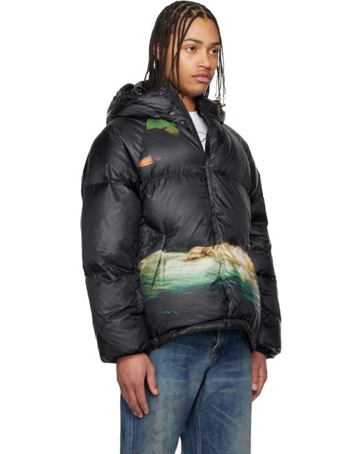 Undercover Black Ssense Exclusive Uc2E9204 Down Jacket for men