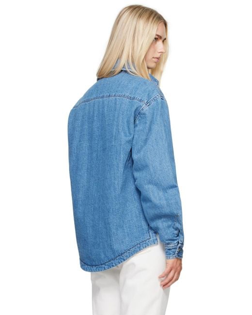 Jacquemus Les Classiquesコレクション ブルー La Chemise Boulanger デニムシャツ Blue