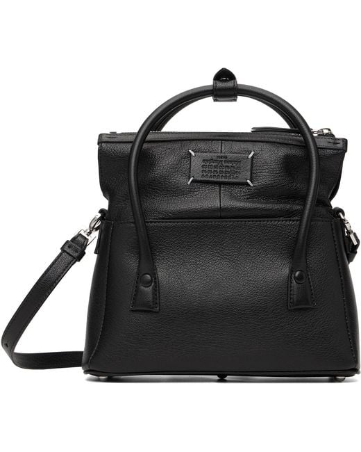 Maison Margiela Black 5Ac East West Small Hand Bag