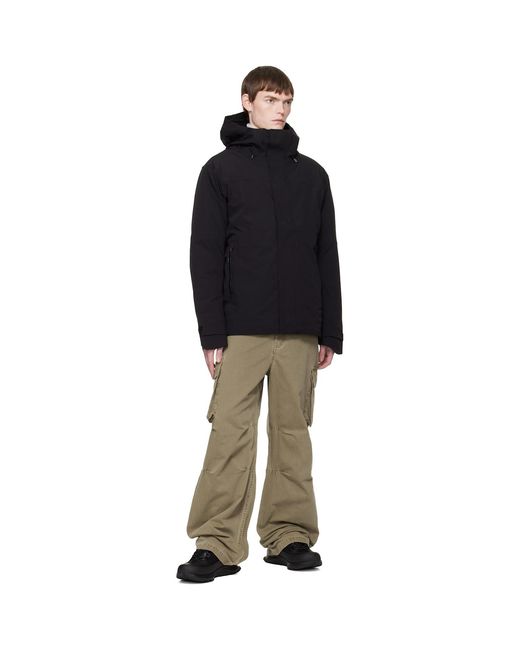 Canada Goose Black Glacier Trail Sneakers for men