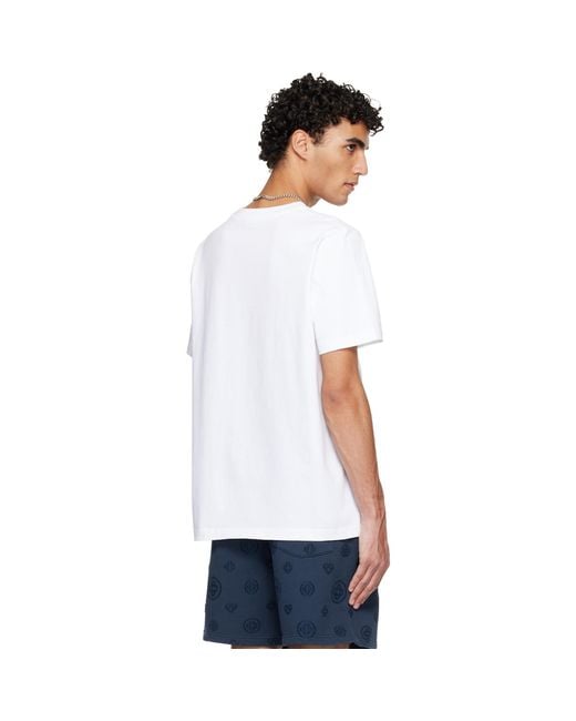 Casablanca White Tennis Club Icon Short Sleeve T‑Shirt for men