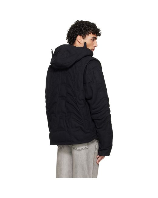 HELIOT EMIL Blue Vertebrae Jacket for men
