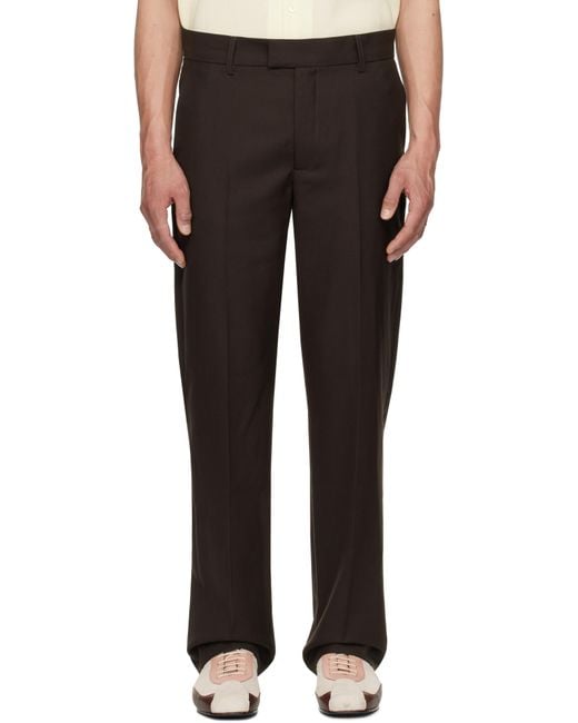 Séfr Mike Suit トラウザー ブラウン Sefr / セファー】MIKE SUIT