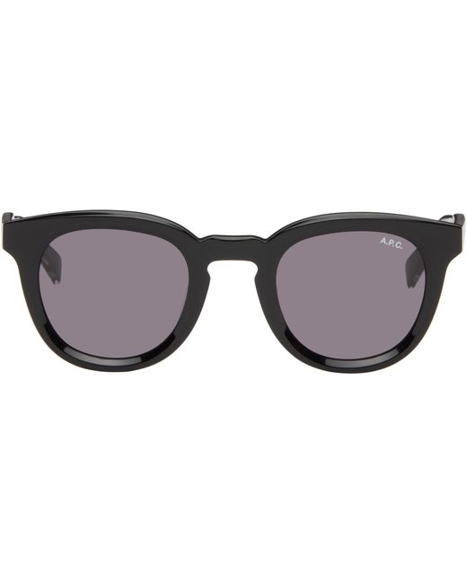 A.P.C. Black 'Les Lou' Sunglasses for men