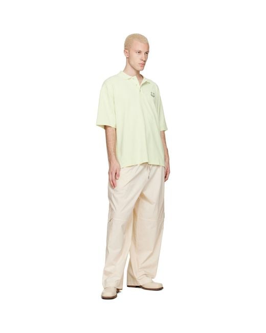 Maison Kitsuné Natural Off- Oversize Cargo Pants for men