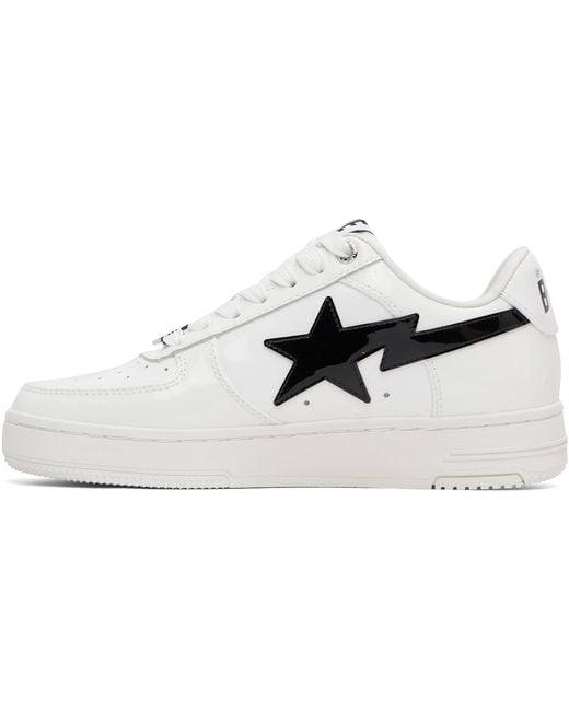 A Bathing Ape White Sta #2 L Sneakers