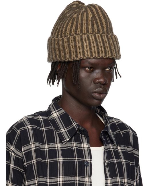 mfpen Brown Stage Beanie for men