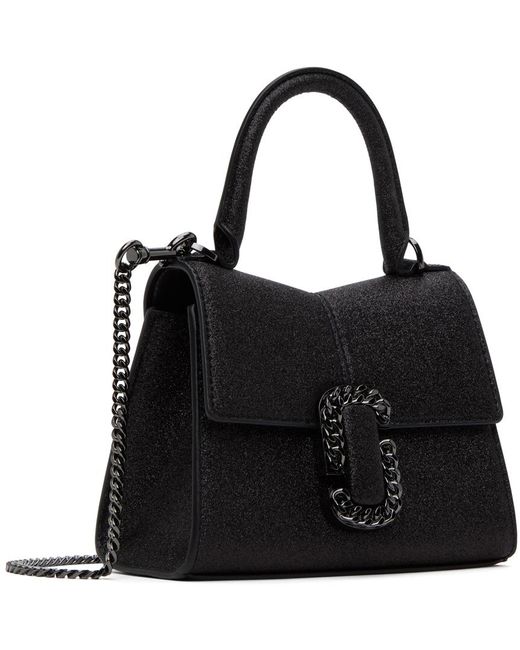 Mini sac à main st. marc noir scintillant Marc Jacobs en coloris Black