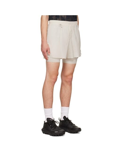 Satisfy Natural Heatcrush 8 Desert Shorts for men