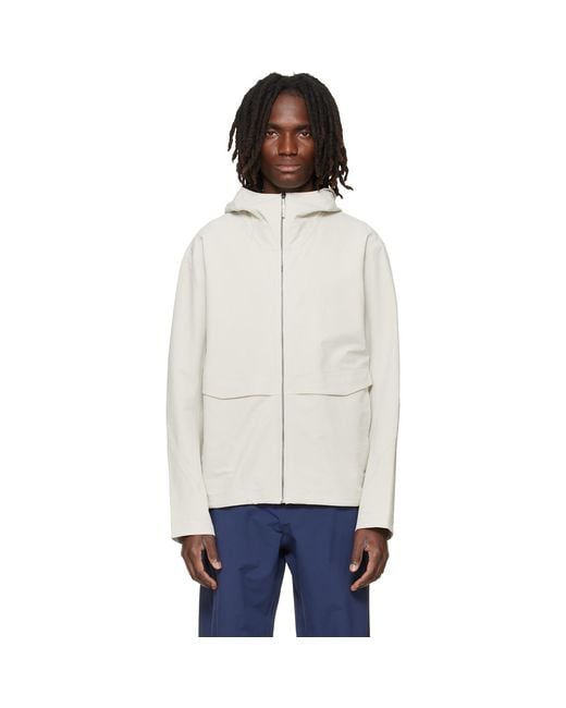 Veilance White Quartic Jacket for men