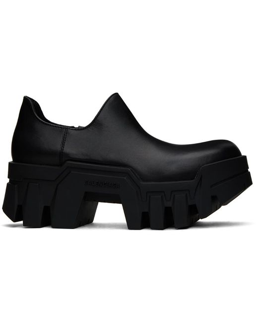 Balenciaga Black Bulldozer Mini Boots for men