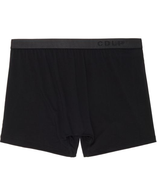 CDLP Black Three-Pack Boxers for men