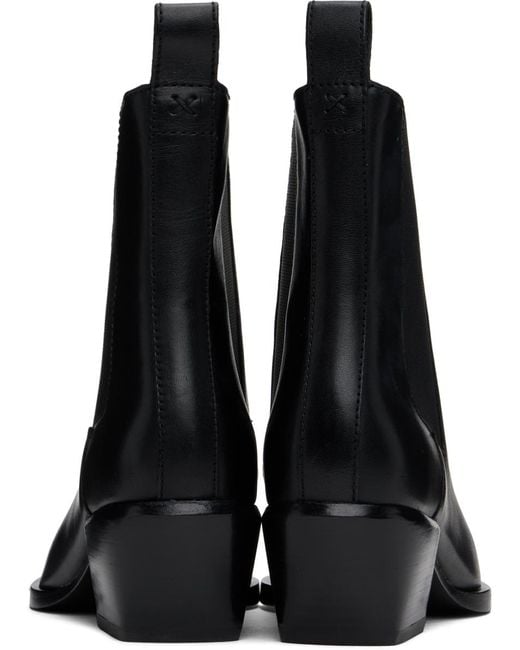 Rag & Bone Black Joni Chelsea Boots