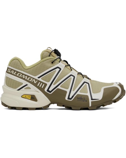 Salomon Black Khaki Speedcross 3 Sneakers for men