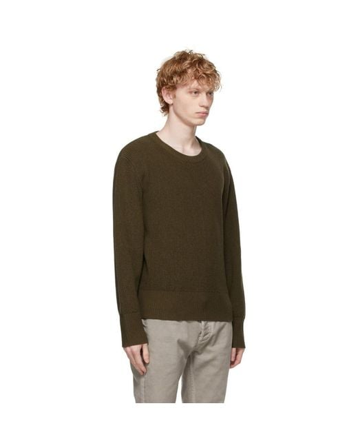 Maison Margiela ウール カーキ セーター カラー グリーン メンズ Lyst Maison Margiela ウール カーキ セーター カラー グリーン メンズ Lyst