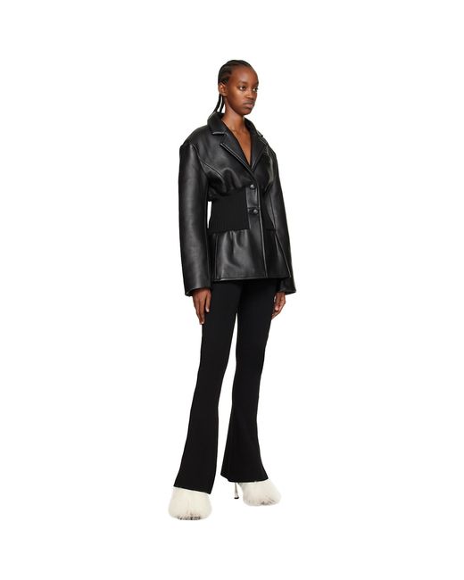 ANDREADAMO Black Andreādamo Cutouts Trousers