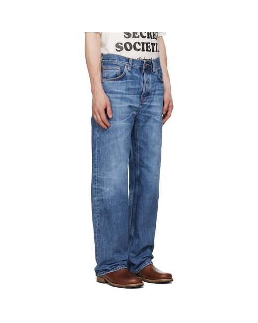 Nudie Jeans Blue Tuff Tony Jeans for men