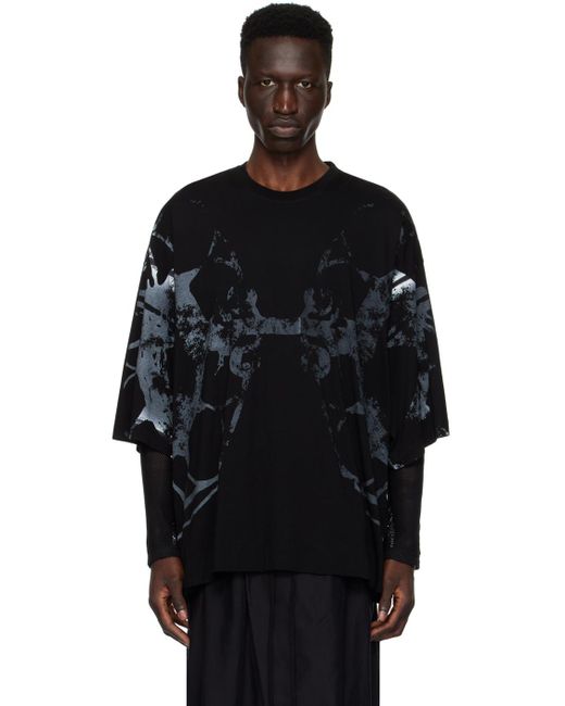 T-shirt surdimensionné noir Julius pour homme en coloris Black