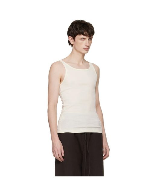 Skims Black Three-Pack Cotton Rib Tank Tops for men