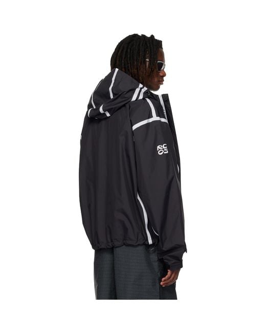 RCOS Black Sequoia Shell Jacket for men