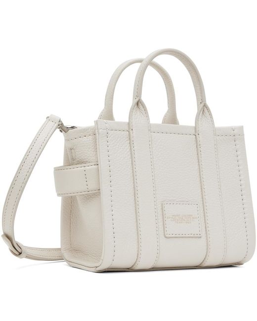 Marc Jacobs Off-white 'the Leather Mini Tote Bag' Tote