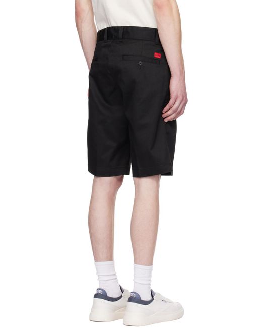 HUGO Black Regular-fit Shorts for men