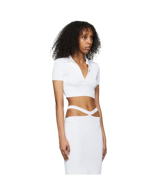 Anna October White Ssense Exclusive Sicily Polo