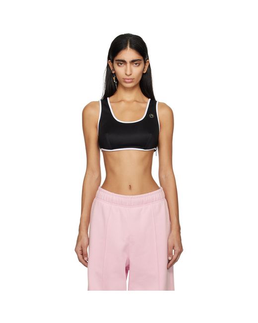 Ambush Black Lace Up Camisole
