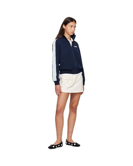Sandy Liang Blue Lia Jacket