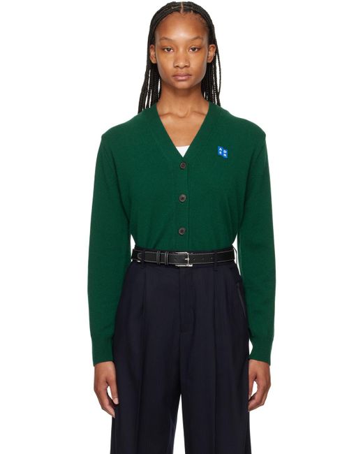 Adererror Green Significant Trs Tag Cardigan
