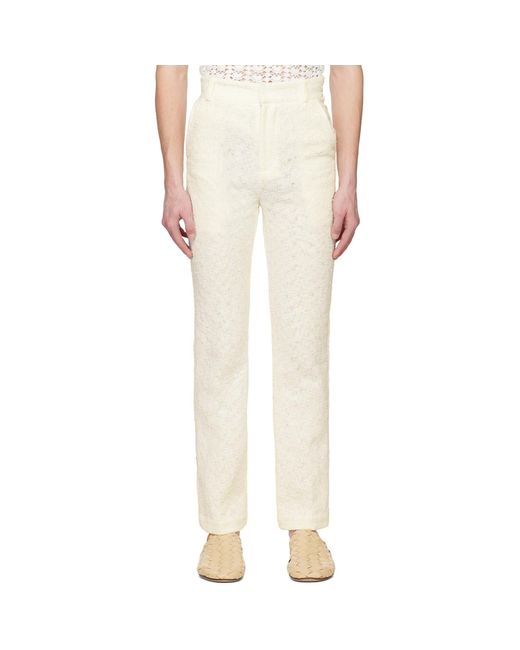 young n sang Natural Trousers for men