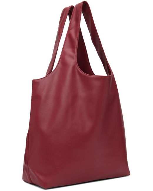 A.P.C. Red . Burgundy Ninon Tote for men