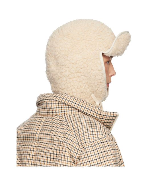 Moncler Natural Teddy Reversible Hat