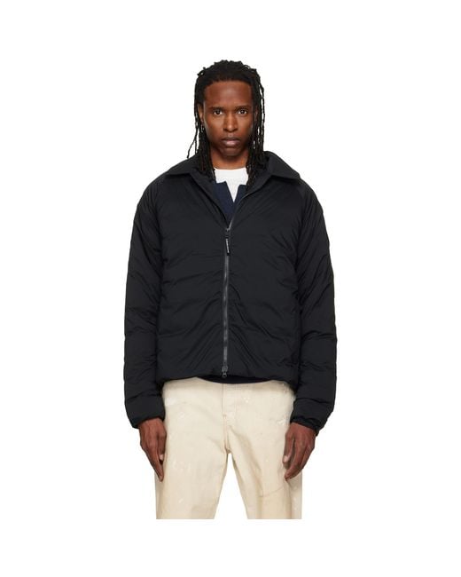 Canada Goose Black Lodge Track Down Jacket for men
