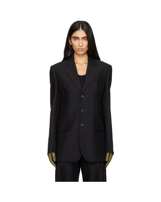 Wardrobe NYC Black Light Longline Blazer