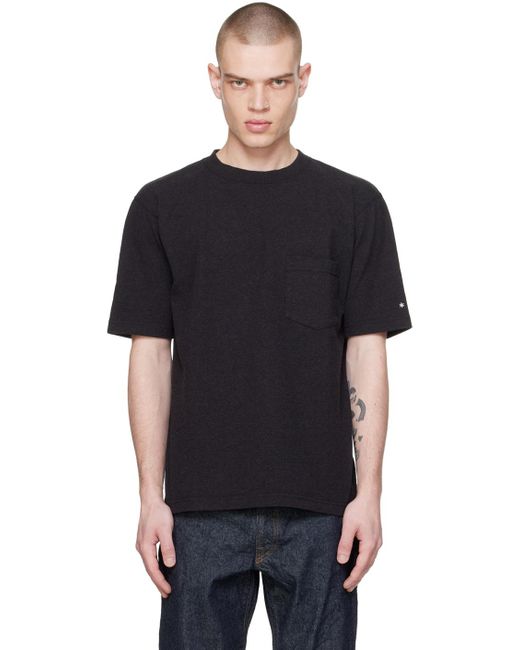 T-shirt noir à poche plaquée Snow Peak pour homme en coloris Black