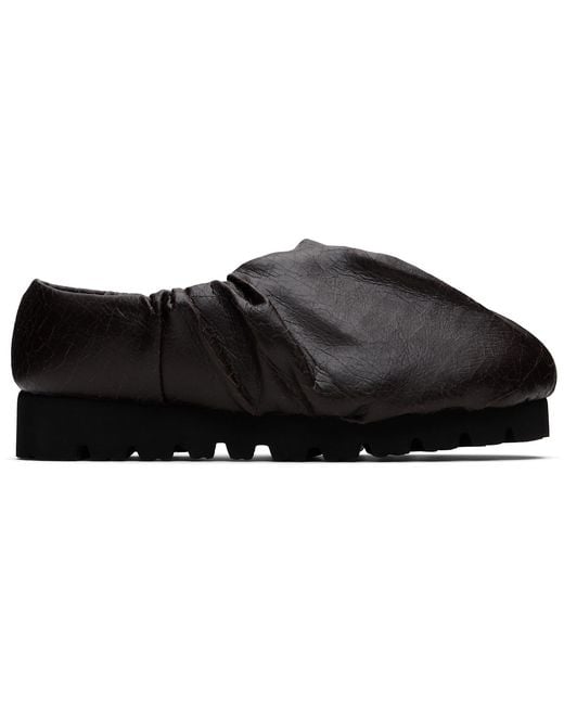 Yume Yume Black Camp Low Loafers for men