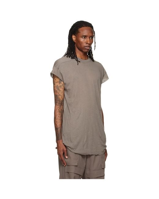 Rick Owens Brown Tower Rick S Jumbo S/S T-Shirt for men