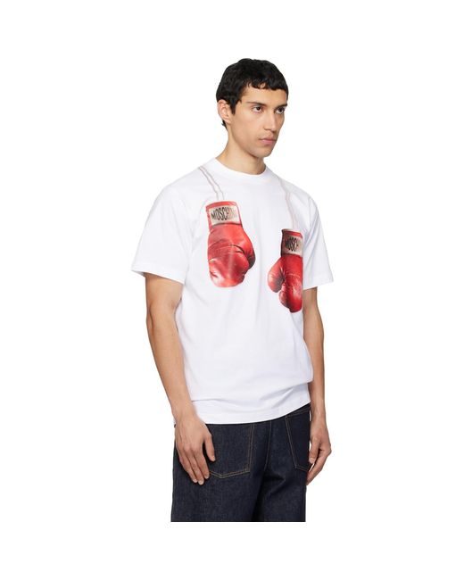 Moschino White T-Shirts for men