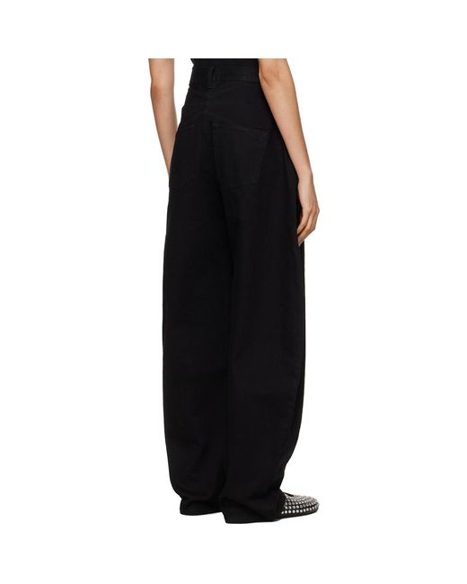 Alaïa Black Round Jeans