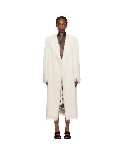 Dries Van Noten Multicolor Fringed Coat