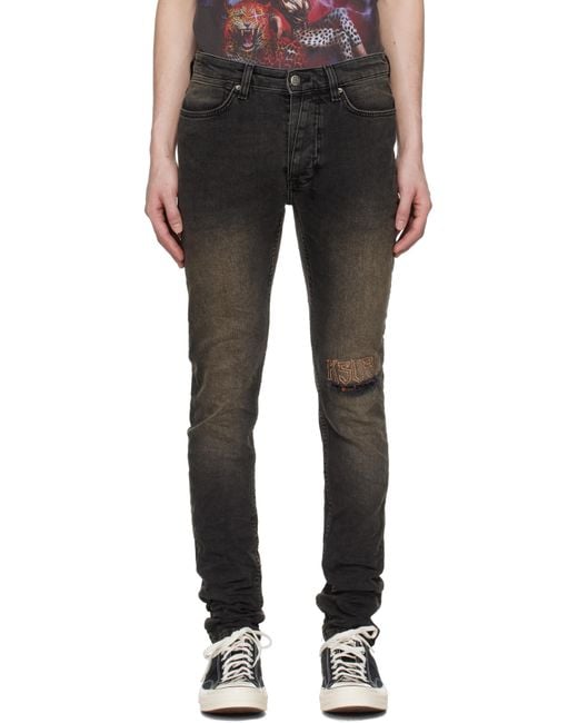 メンズ Ksubi ブラック Van Winkle ジーンズ Black
