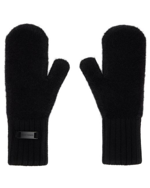 Canada Goose Black Alpaca Mitts