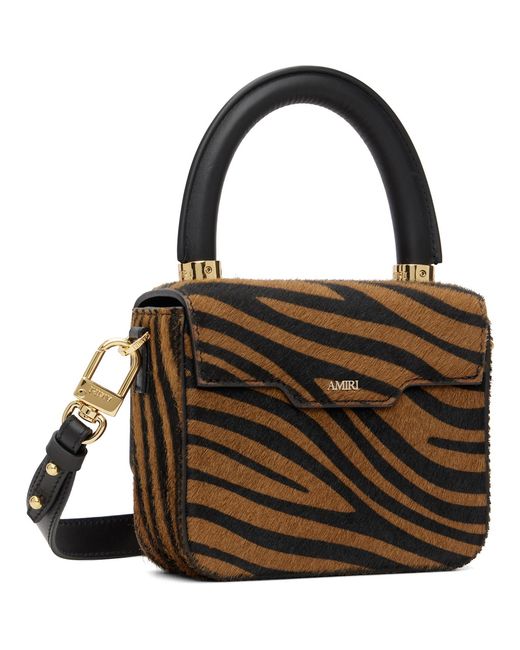 Amiri Black Micro Ma Zebra Bag