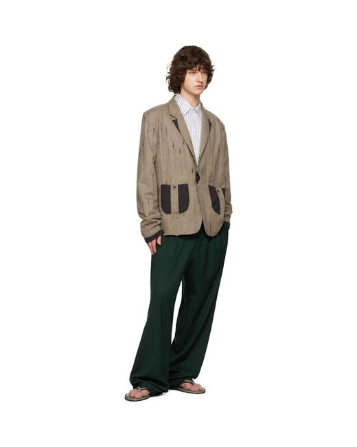 Kiko Kostadinov Natural Veca Tailored Blazer for men