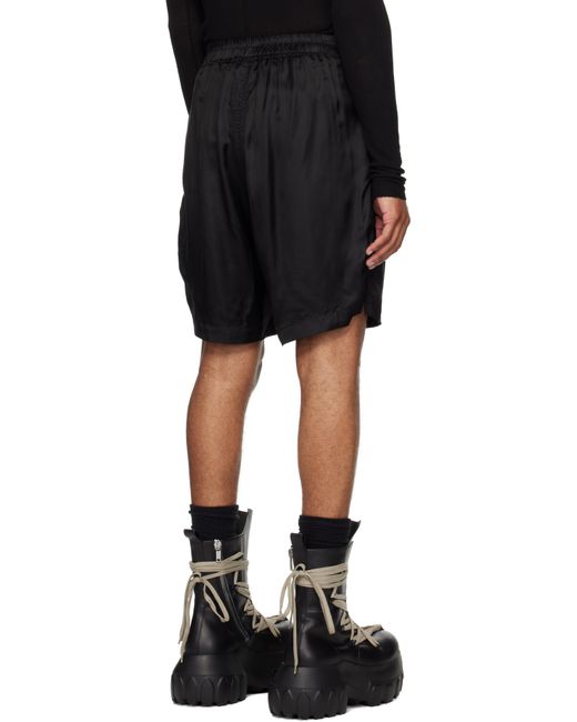 Rick Owens Black Concordians Boxers Shorts for men