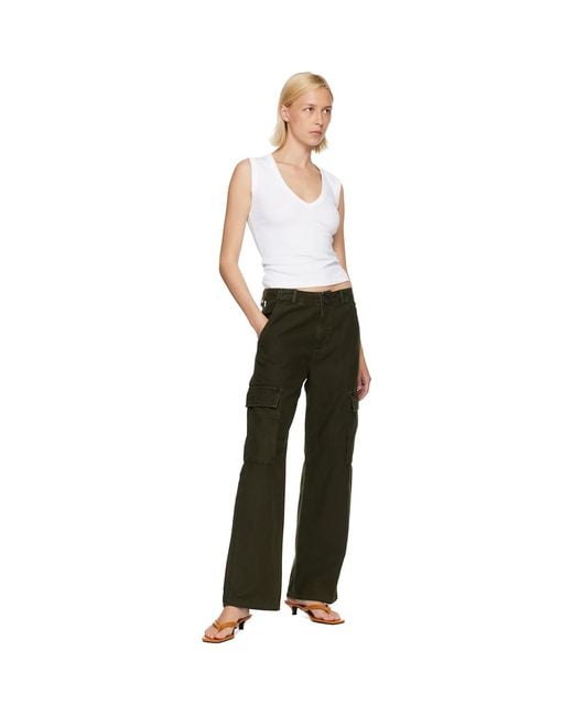Citizens of Humanity Green Khaki Esme Cargo Pants